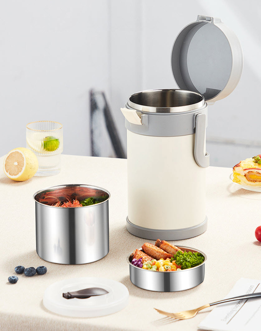 Hộp cơm giữ nhiệt camen inox y tế 316 OEM SJ92
