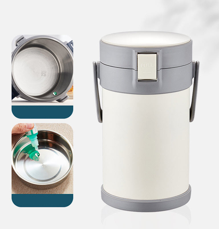 Hộp cơm giữ nhiệt camen inox y tế 316 OEM SJ92