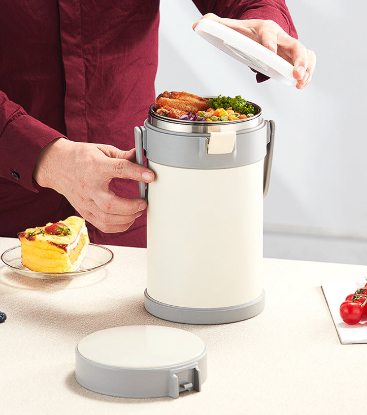 Hộp cơm giữ nhiệt camen inox y tế 316 OEM SJ92