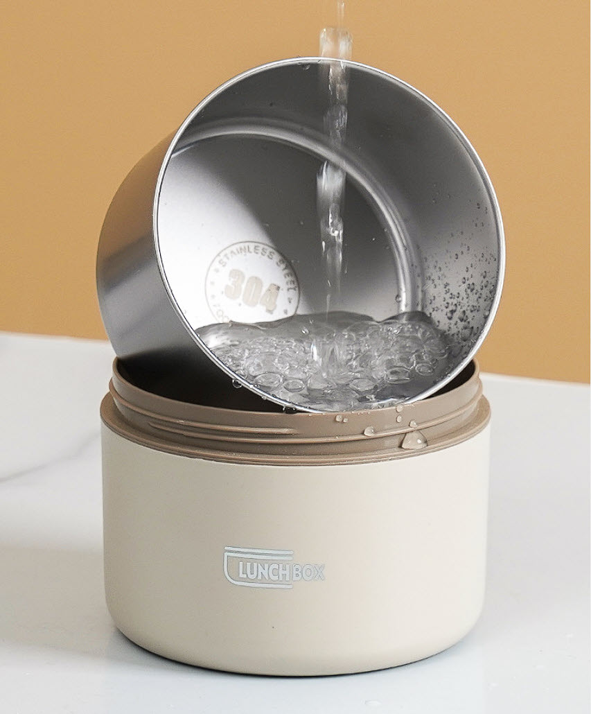 Hộp cơm giữ nhiệt 3 ngăn inox 304 1400ml OEM BSS01