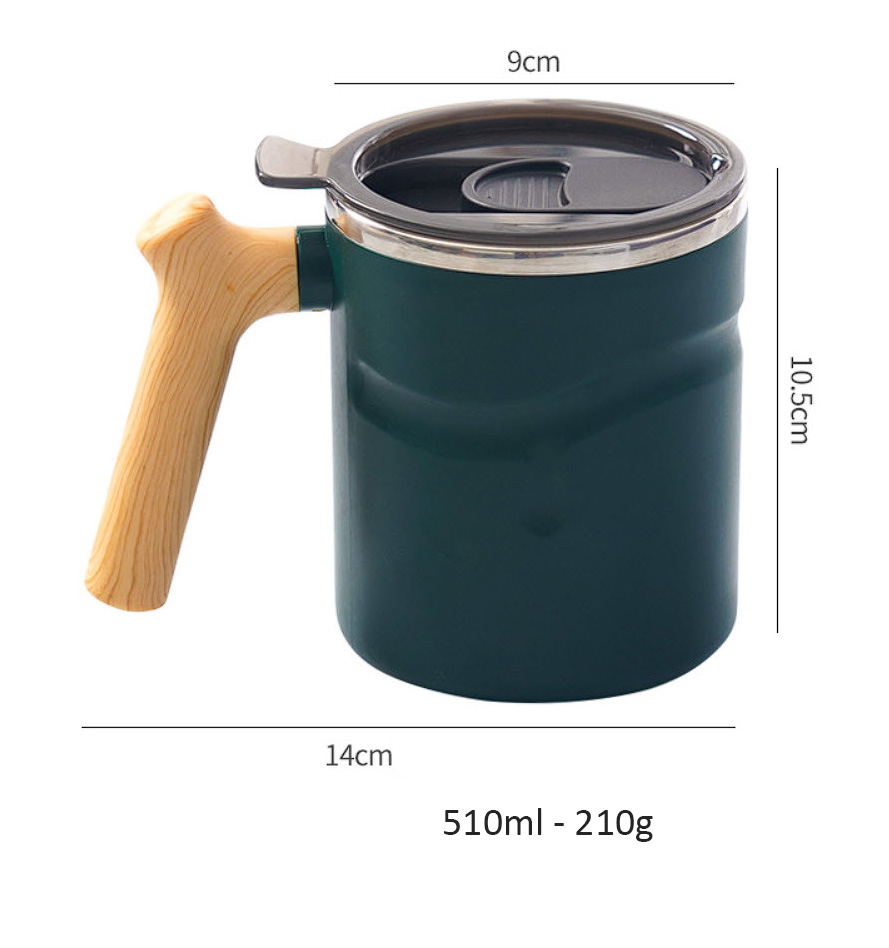 Ca inox y tế 316 cách nhiệt 2 lớp 500ml OEM BSS02
