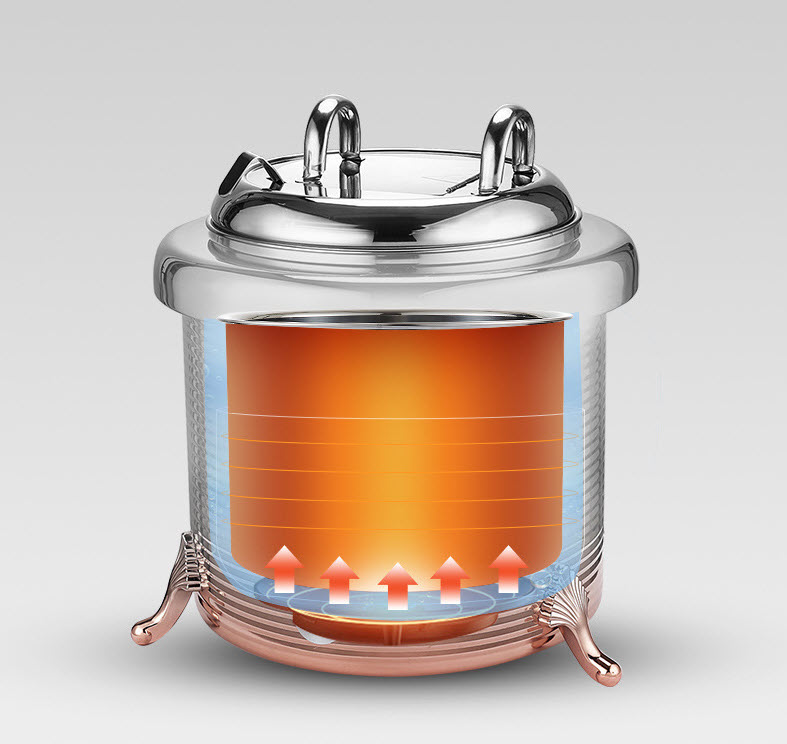 Nồi hâm nóng canh soup buffet 13L Gsden GSD01