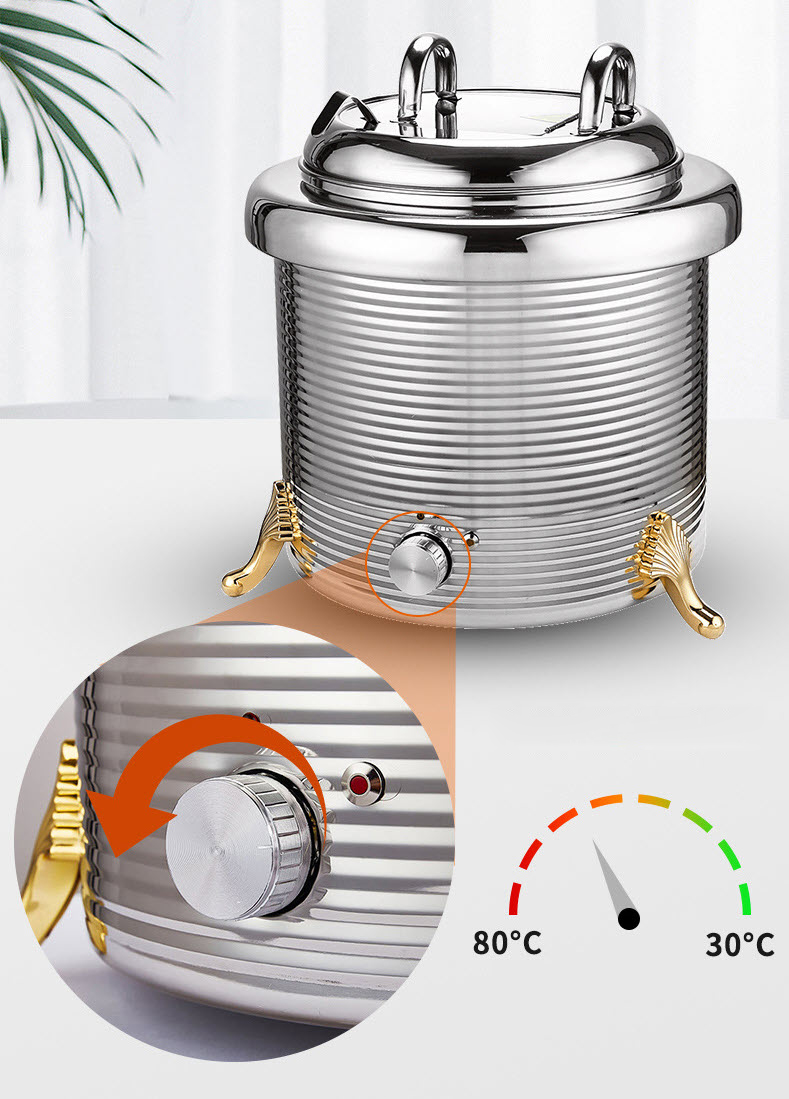 Nồi hâm nóng canh soup buffet 13L Gsden GSD01