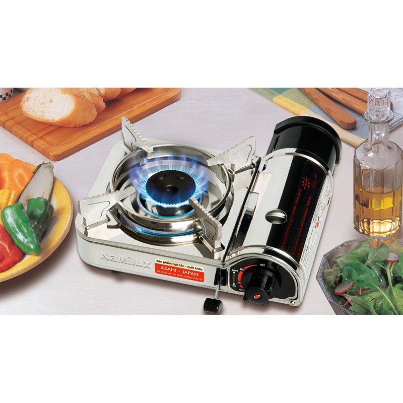 BẾP GAS MINI SIÊU NHỎ INOX PS-1711AS NAMILUX DU LỊCH ( SIÊU TIẾT KIỆM )