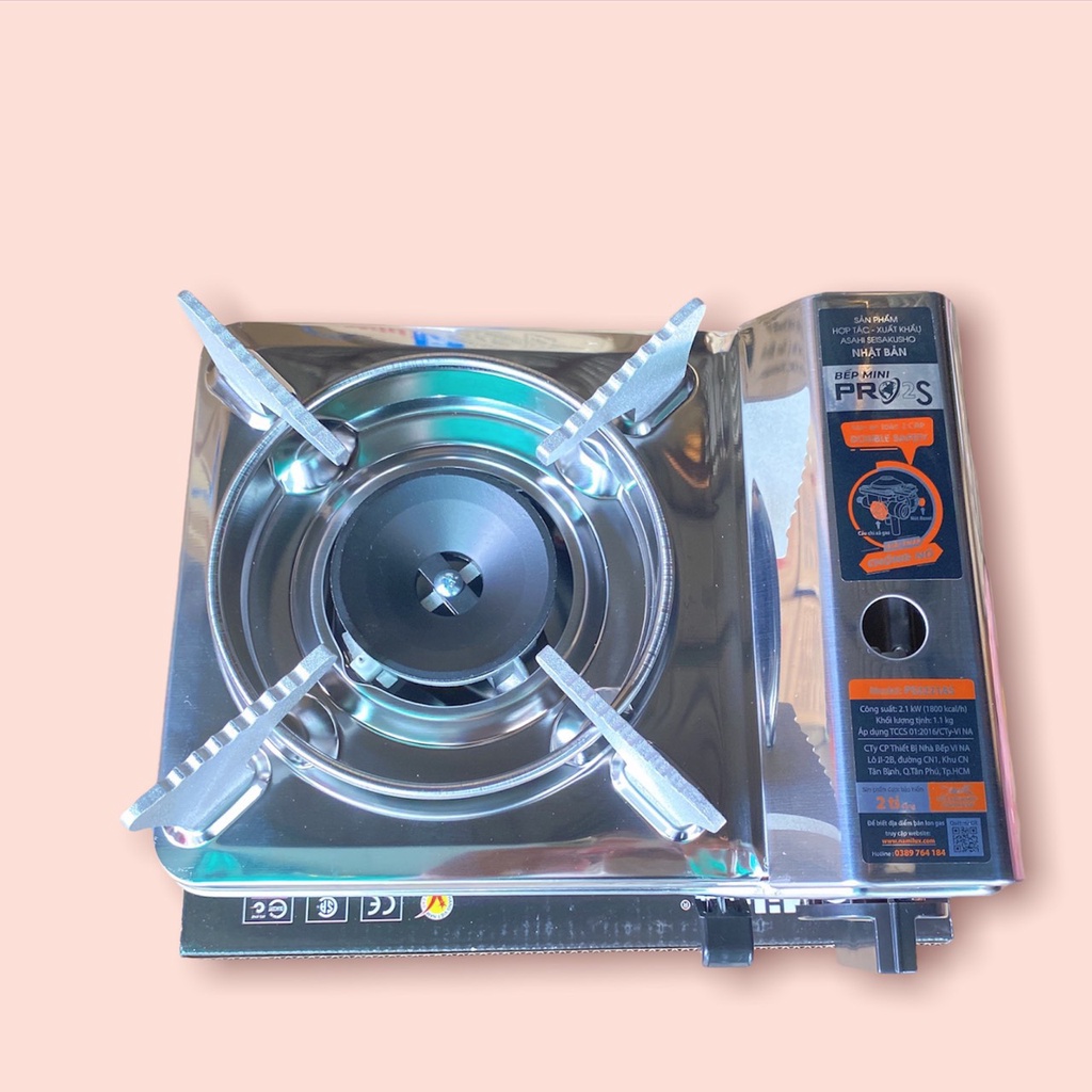 Bếp gas mini Namilux siêu nhỏ PS2221AS (chống cháy nổ) - HÀNG CHÍNH HÃNG 100%