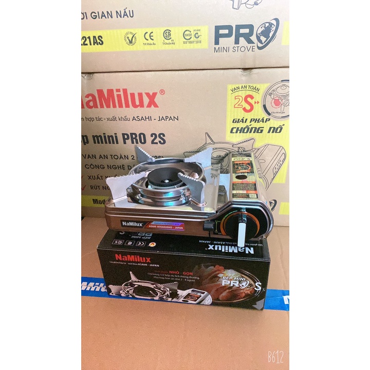 Bếp gas mini Namilux siêu nhỏ PS2221AS (chống cháy nổ) - HÀNG CHÍNH HÃNG 100%