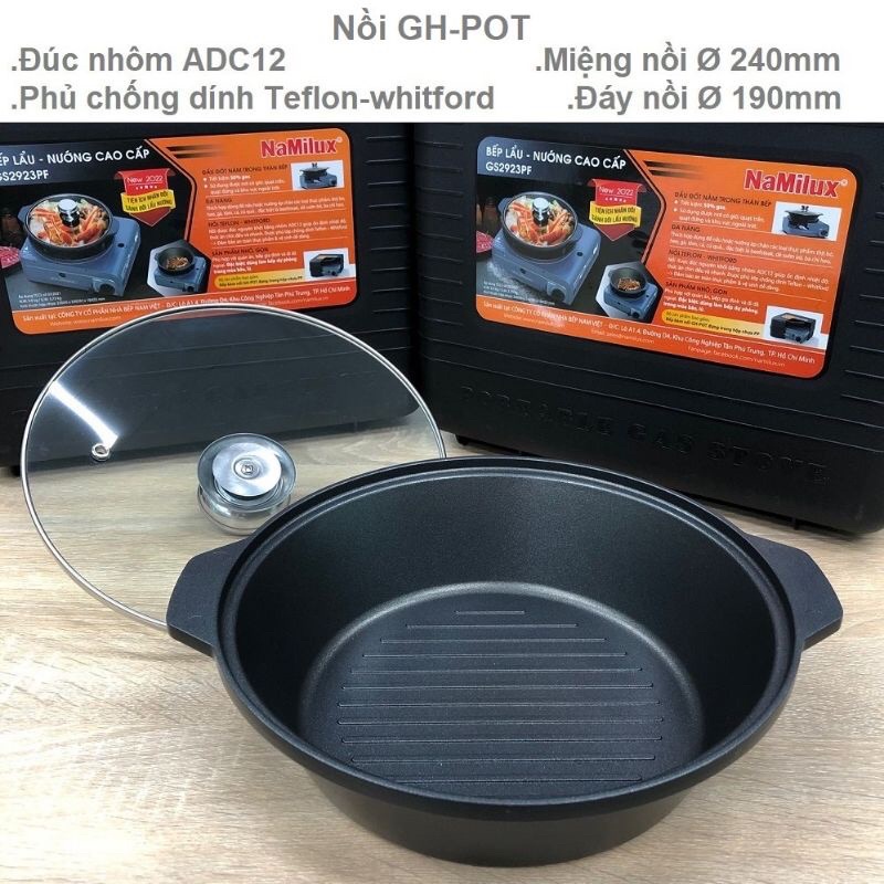 Bếp nướng & nấu đa năng Namilux Chính Hãng không khói - HÀNG CHÍNH HÃNG 100%