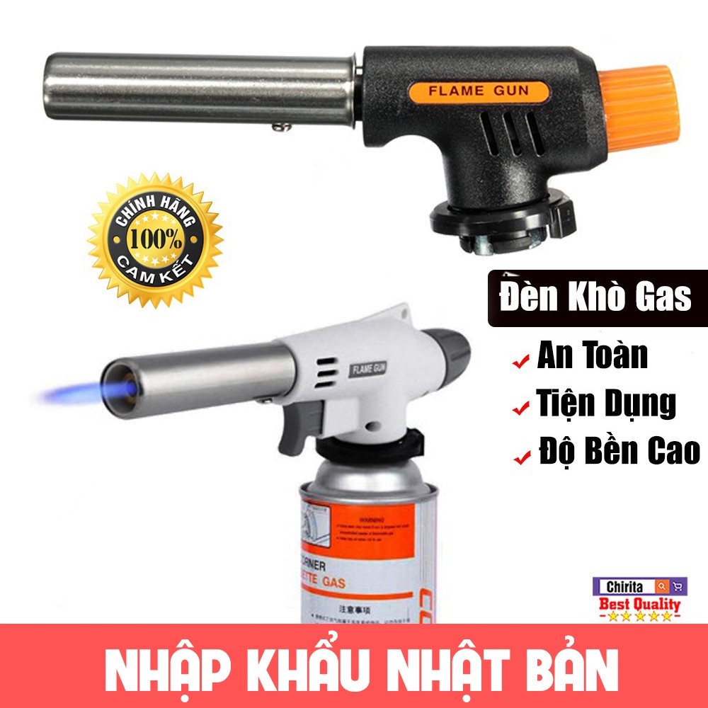 Đầu khò gas mini KOREA đánh lửa tự động cực mạnh,điều chỉnh nhiệt độ,đèn khò thực phẩm Sử Dụng Bình Gas Mini