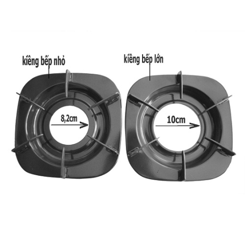 Kiềng vuông bếp gas dương Rinnai RV-375(G)N / RV-577(BK) / RV-770(S1) / RV-970(ST) / RV-4600(GT) - HÀNG CHÍNH HÃNG (ZIN)
