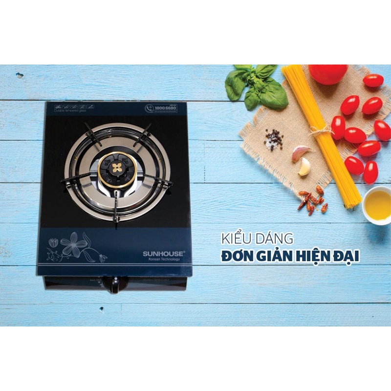 BẾP GAS ĐƠN SUNHOUSE SHB212KT - HÀNG CHÍNH HÃNG 100%