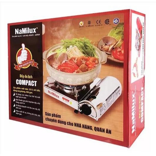 BẾP GAS MINI DU LỊCH NAMILUX 1811AS (INOX) - HÀNG CHÍNH HÃNG 100%