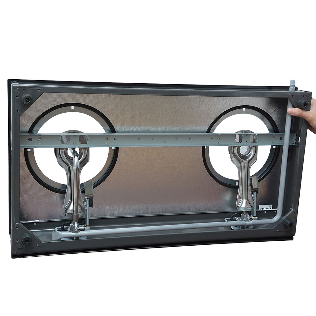 Bếp gas Rinnai RV-6Double Glass (B)/(SP)/(L) - HÀNG CHÍNH HÃNG 100%