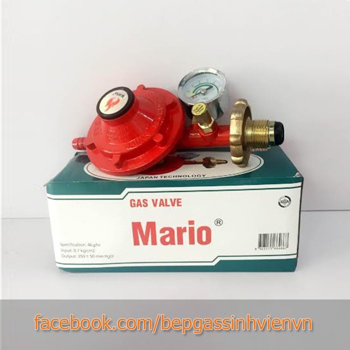 Van gas đồng hồ MARIO (Chính hãng 100%)