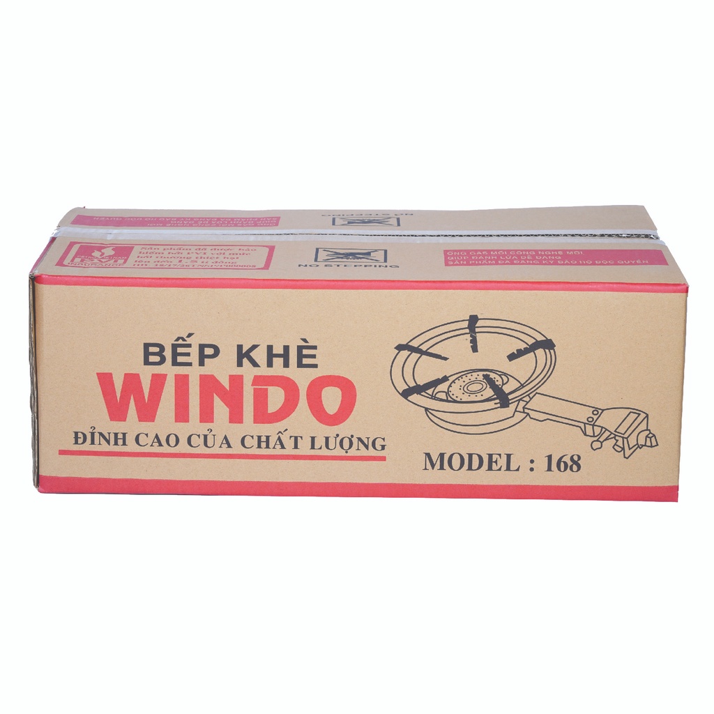 Bếp khè công nghiệp WINDO - 168 (điếu ngắn), dùng van cao áp lửa mạnh tiết kiệm ga- HÀNG CHÍNH HÃNG