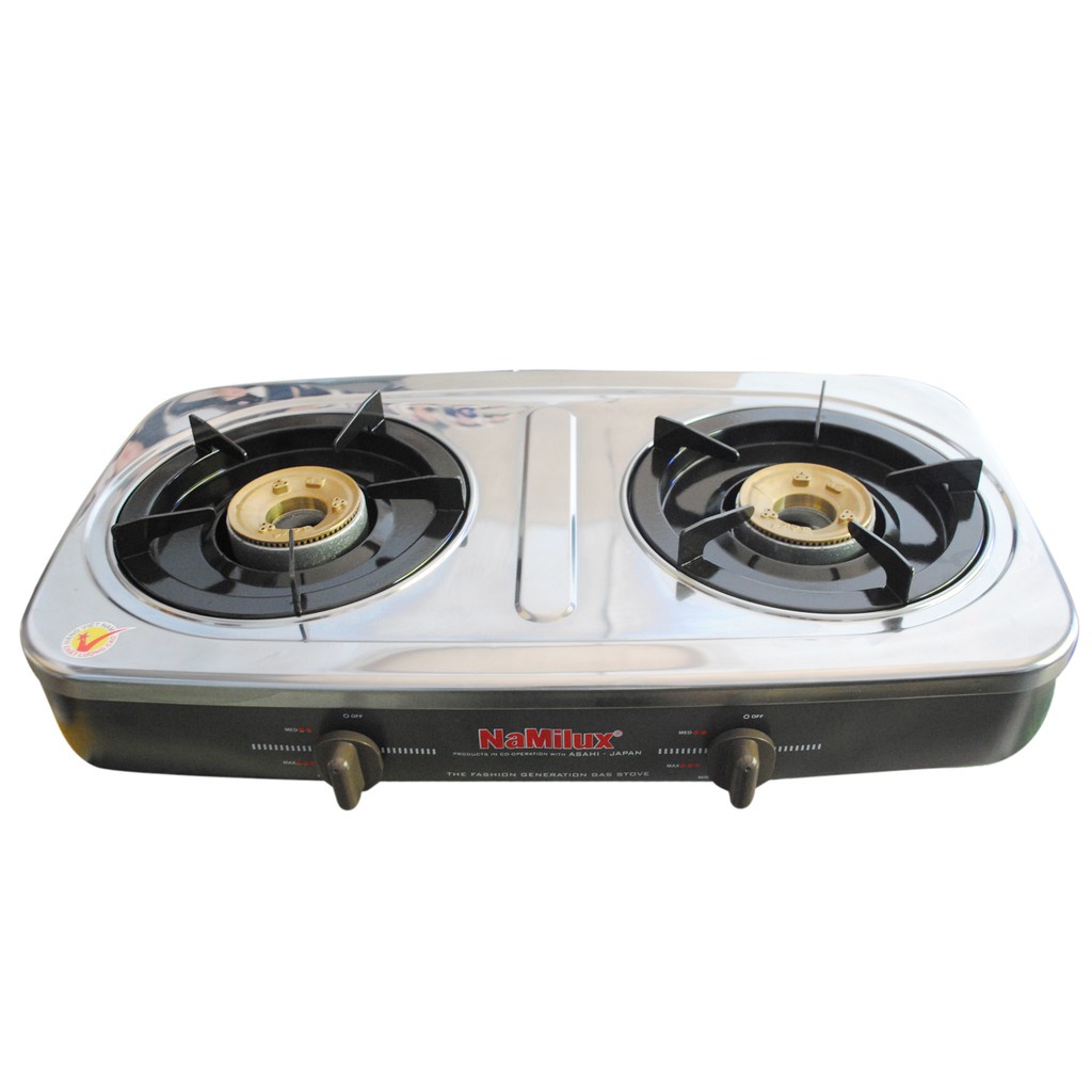 Bếp gas đôi Namilux NA-590SM (Mặt bếp inox cao cấp) - HÀNG CHÍNH HÃNG