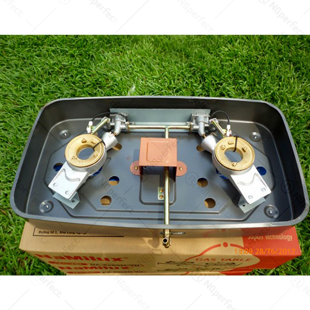 Bếp gas đôi Namilux NA-590SM (Mặt bếp inox cao cấp) - HÀNG CHÍNH HÃNG