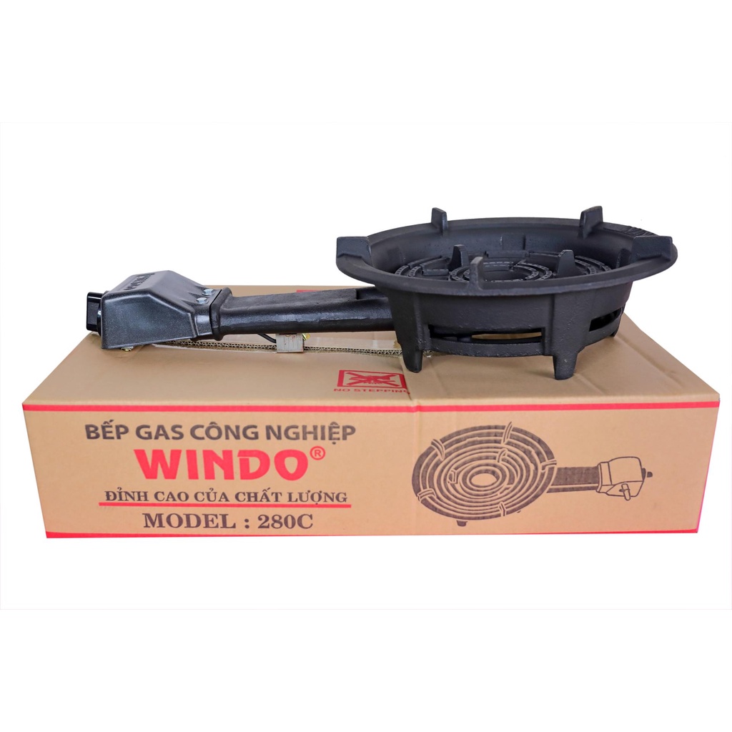 Bếp gas công nghiệp hầm Windo 280C - 280C Nhiều vòng lửa - HÀNG CHÍNH HÃNG 100% ( KHÔNG KHÈ )