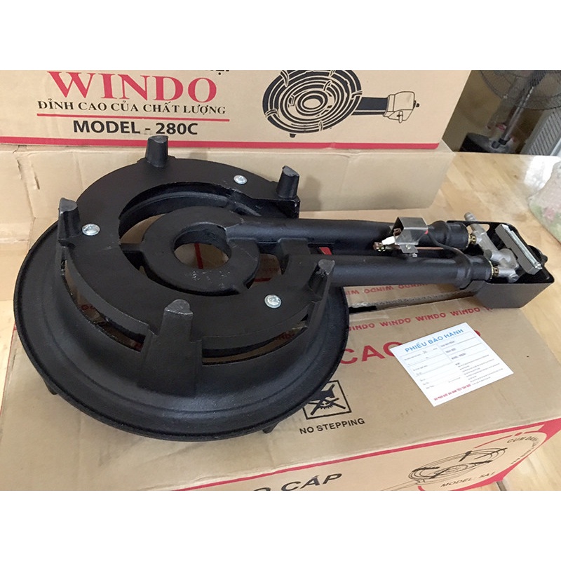 Bếp gas công nghiệp hầm Windo 280C - 280C Nhiều vòng lửa - HÀNG CHÍNH HÃNG 100% ( KHÔNG KHÈ )