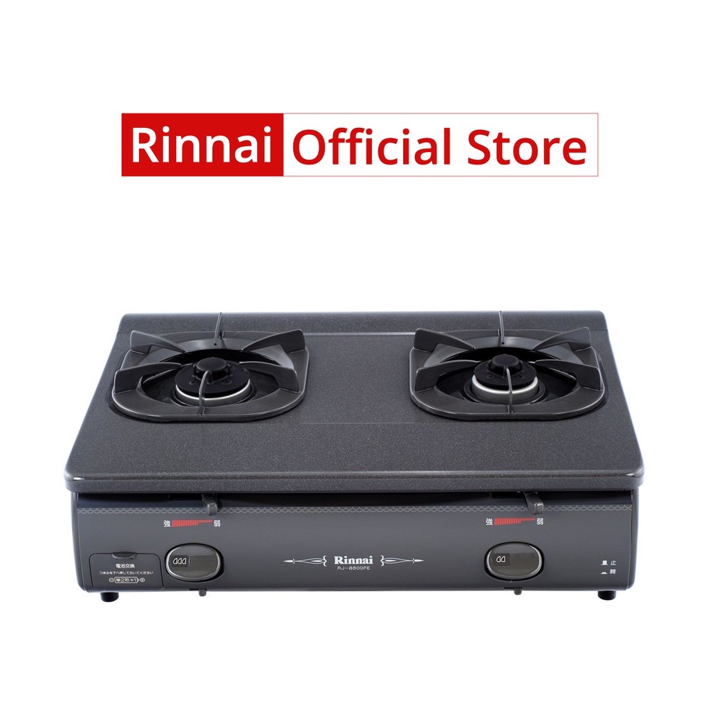 Bếp gas đôi Rinnai RJ-8600FE - NHẬP KHẨU NGUYÊN CHIÊC NHẬT BÀN - HÀNG CHÍNH HÃNG 100%