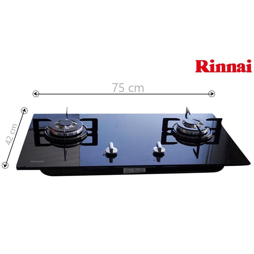 Bếp gas âm Rinnai RVB-212BG, BG(SL) - Có ngắt gas tự động - HÀNG CHÍNH HÃNG 100%