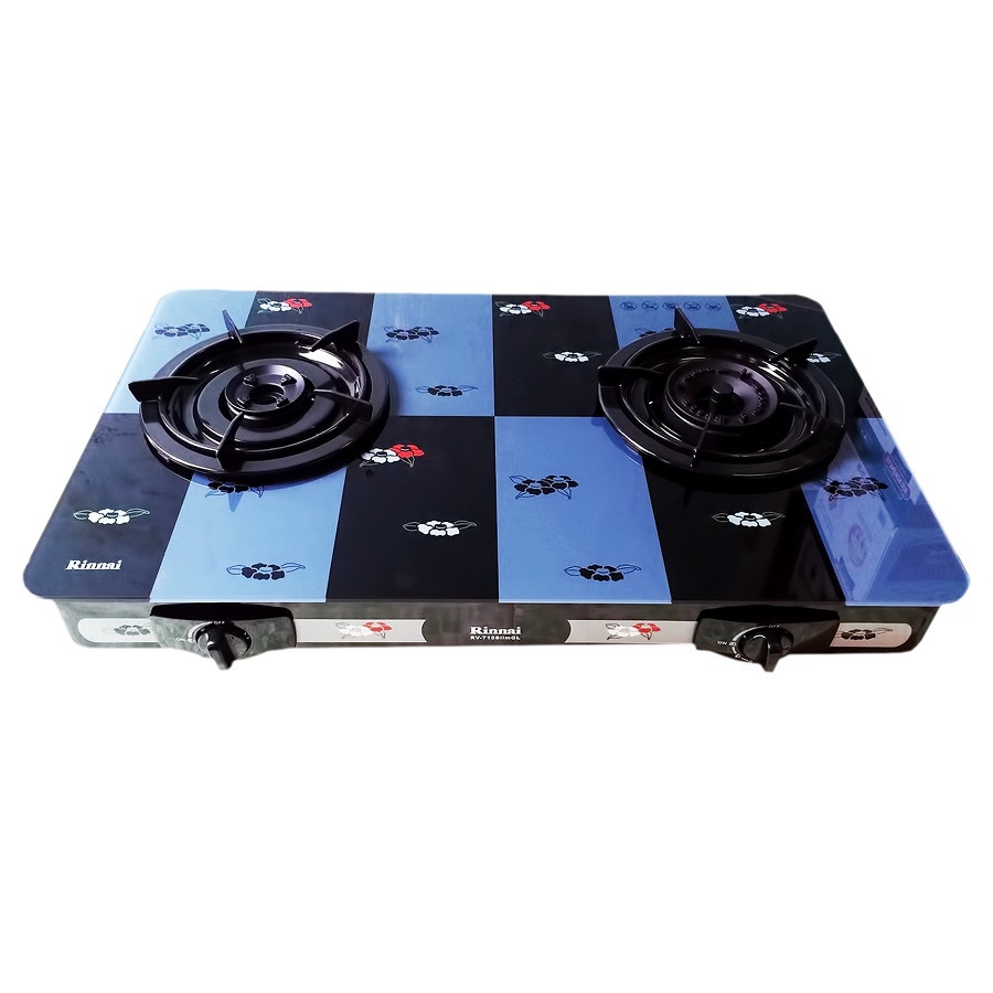 Bếp gas đôi Rinnai RV-715Slim(GL-PE) HÀNG CHÍNH HÃNG 100%