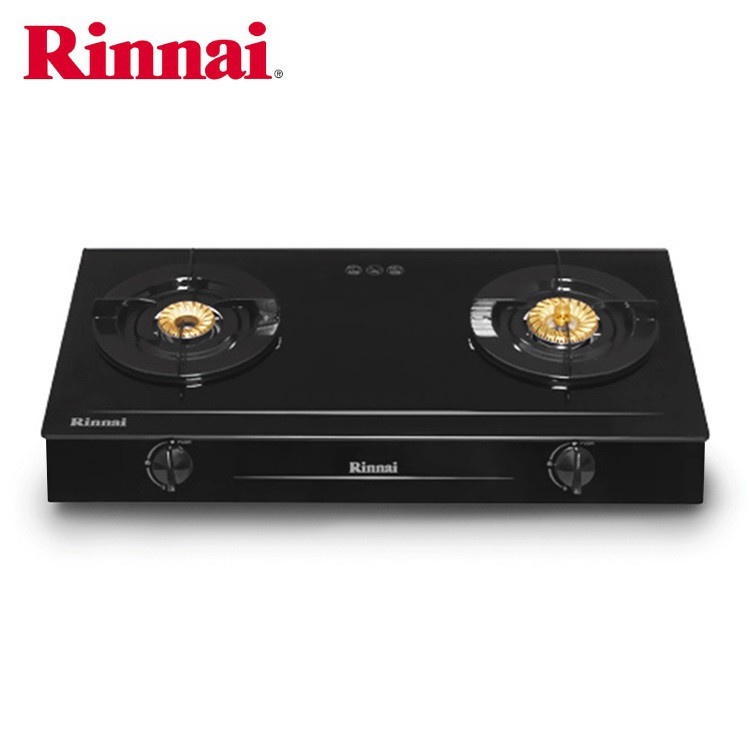 Bếp gas đôi Rinnai RV-7Double Glass (L), (B), (SP) - HÀNG CHÍNH HÃNG 100%