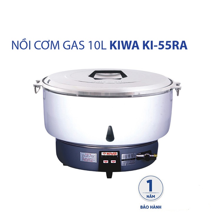 Nồi cơm gas Kiwa 10 lít MK-55A - Xuất xứ Đài loan - HÀNG CHÍNH HÃNG 100%