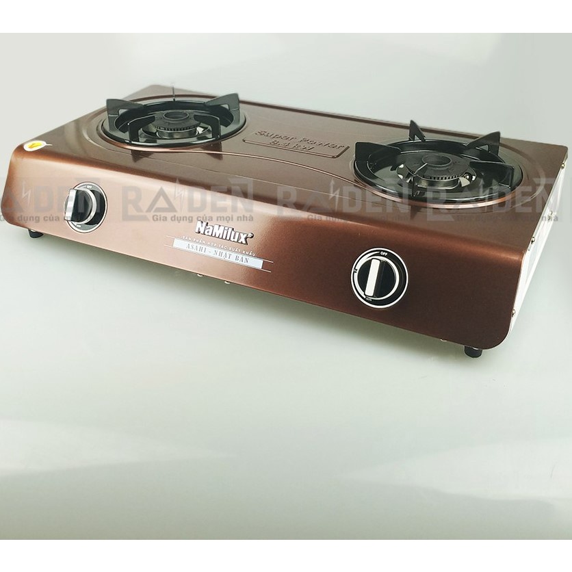 Bếp ga đôi Namilux DL2163APF mặt bếp tráng men - HÀNG CHÍNH HÃNG 100%