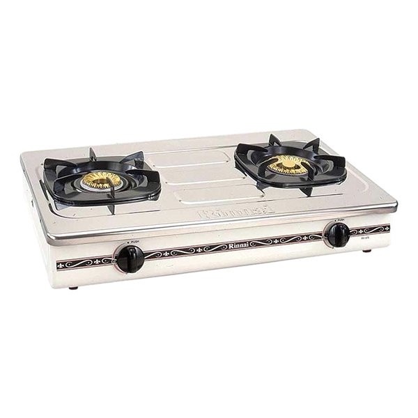 Bếp gas đôi Rinnai RV 375 SW-N ( MẶT INOX ) - HÀNG CHÍNH HÃNG 100%