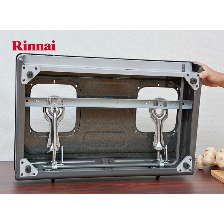 Bếp gas đôi Rinnai RV 375 SW-N ( MẶT INOX ) - HÀNG CHÍNH HÃNG 100%