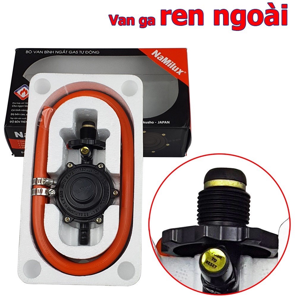 Bếp gas đôi Namilux 2063APS (MẶT BẾP INOX) -HÀNG CHÍNH HÃNG 100% - BẢO HÀNH 12 THÁNG