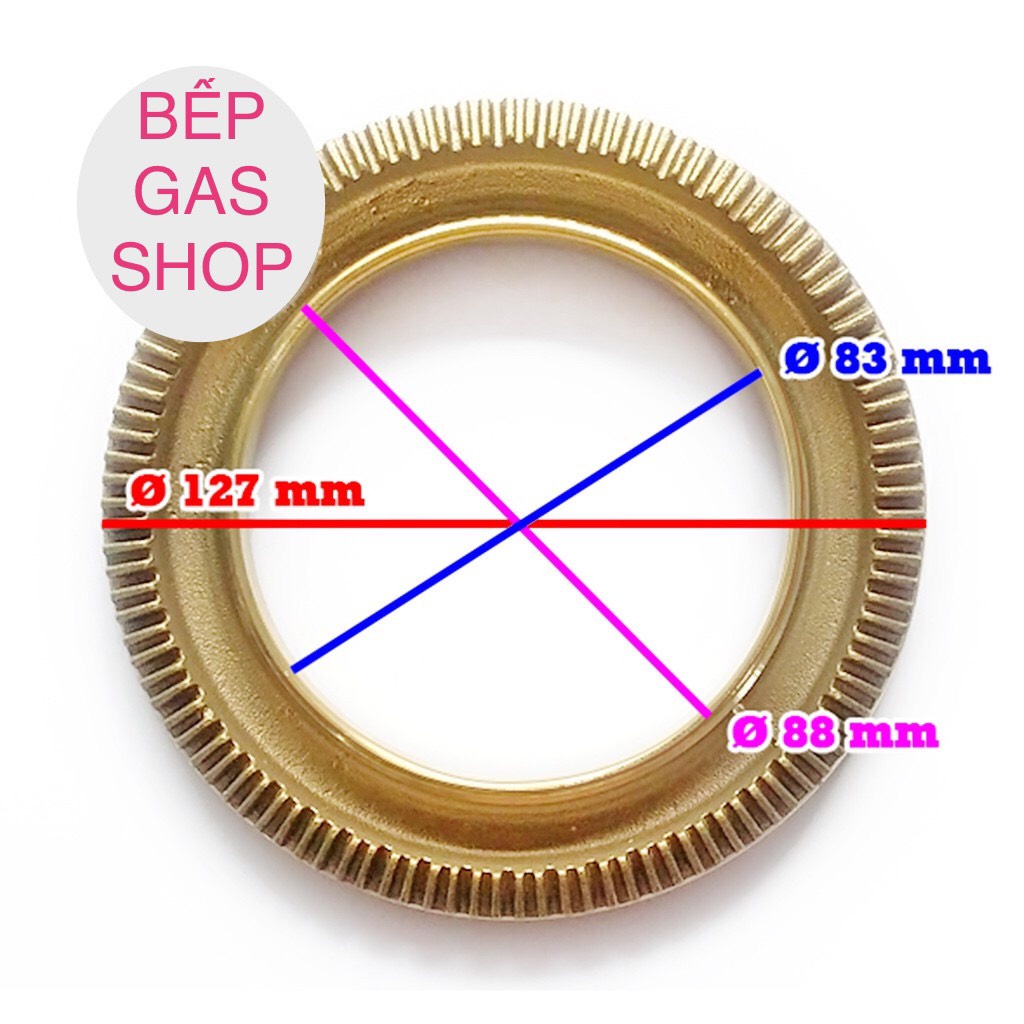 Mâm/Hâm chia lửa bếp gas âm Rinnai RVB-2BG, RVB-220G.. - LOẠI TỐT