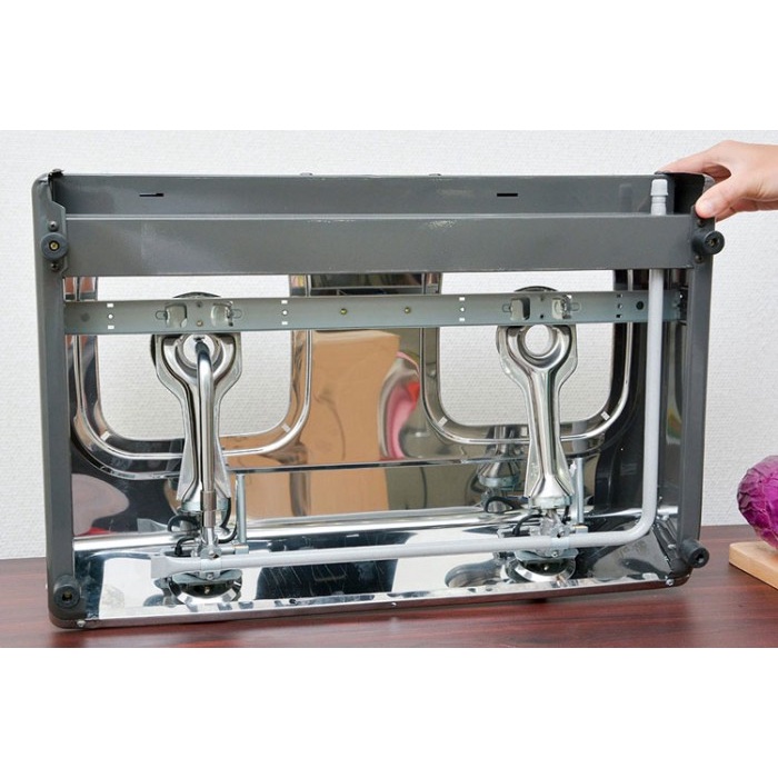 Bếp gas 6 tấc Rinnai RV-460S, Mặt Inox - Chén đồng nguyên khối - HÀNG CHÍNH HÃNG 100%