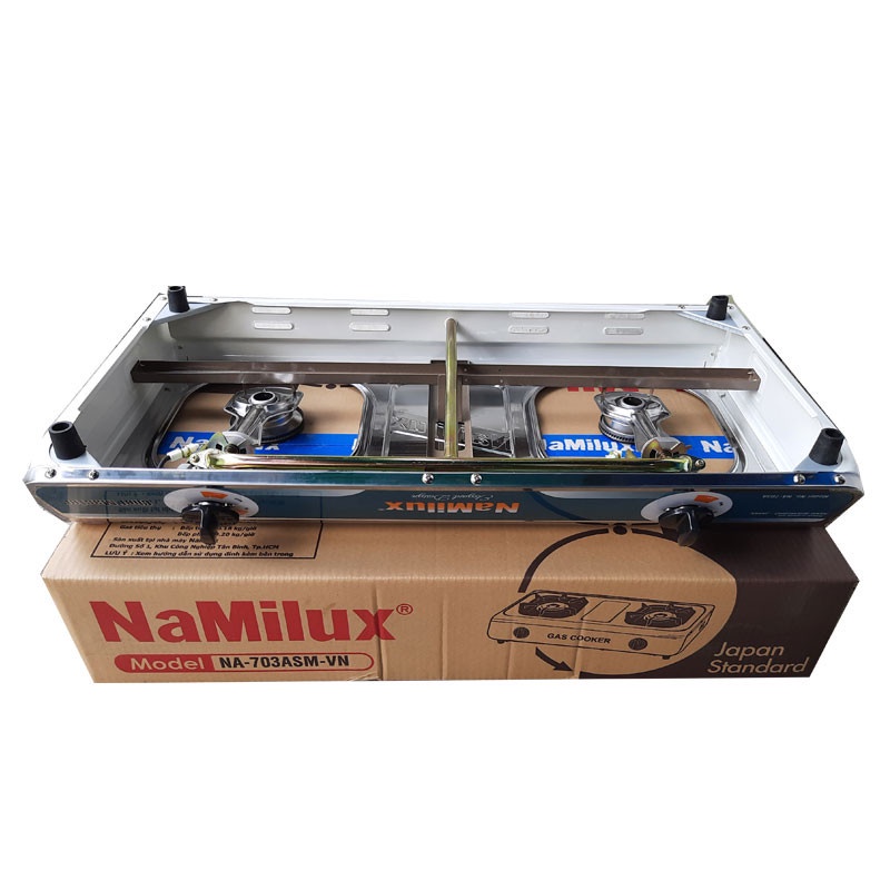 BẾP GAS ĐÔI NAMILUX NA-703 ASM ( HÀNG CHÍNH HÃNG )