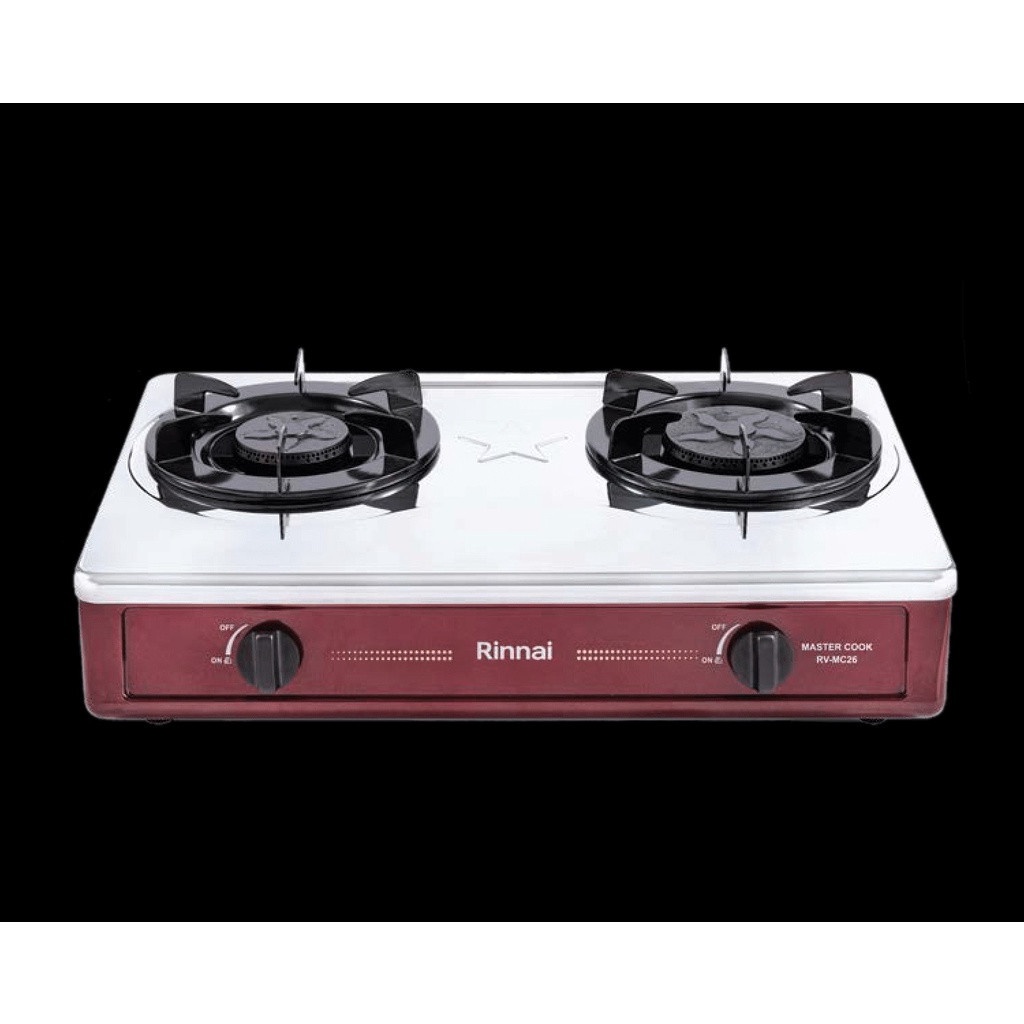 Bếp Gas Đôi Rinnai RV-MC27RS - Bảo Hành 2 Năm - Hàng Chính Hãng 100%