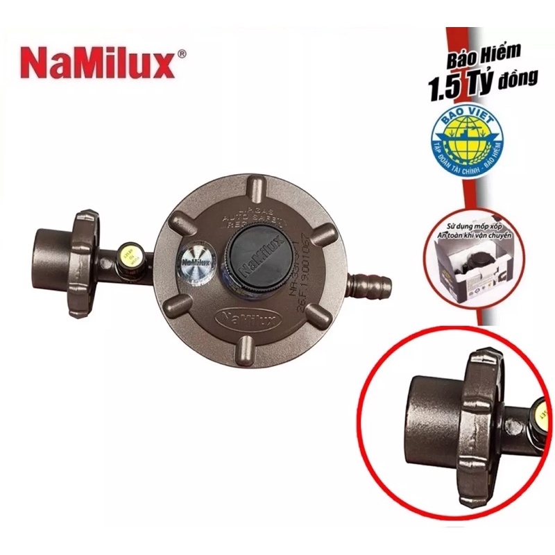 Van Gas Điều Áp Ngắt Gas Tự Động 337S, 337S/1 Namilux ( Hàng Chính Hãng 100% )