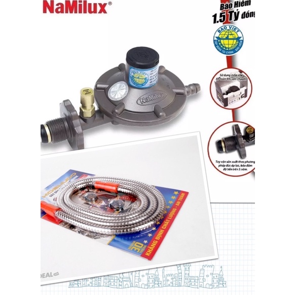Van Gas Điều Áp Ngắt Gas Tự Động 337S, 337S/1 Namilux ( Hàng Chính Hãng 100% )