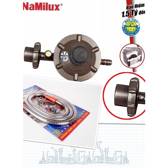 Van Gas Điều Áp Ngắt Gas Tự Động 337S, 337S/1 Namilux ( Hàng Chính Hãng 100% )