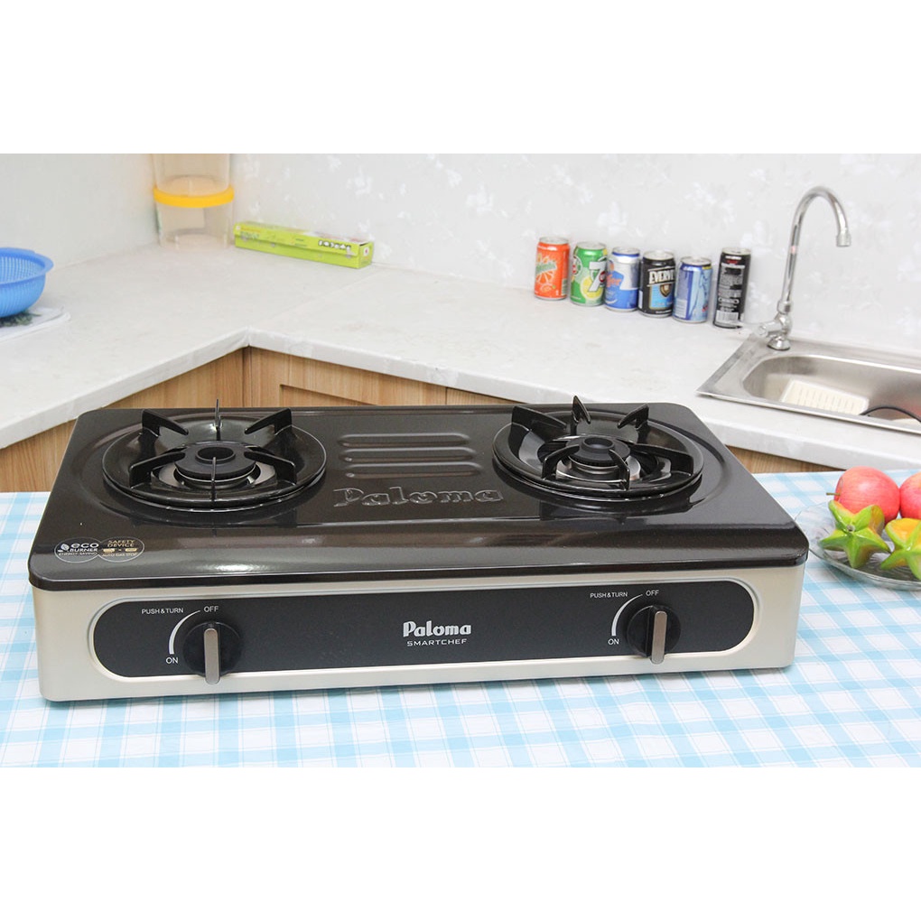 Bếp gas dương Paloma PA-V71EG - Mặt men cao cấp, Đầu đốt Eco tiết kiệm gas - HÀNG CHÍNH HÃNG 100%