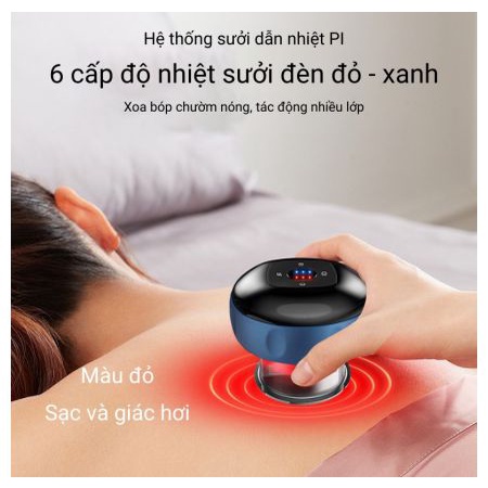 Máy Giác Hơi Massage DS-A21 Có Màn Hình Led 6 Cấp Độ