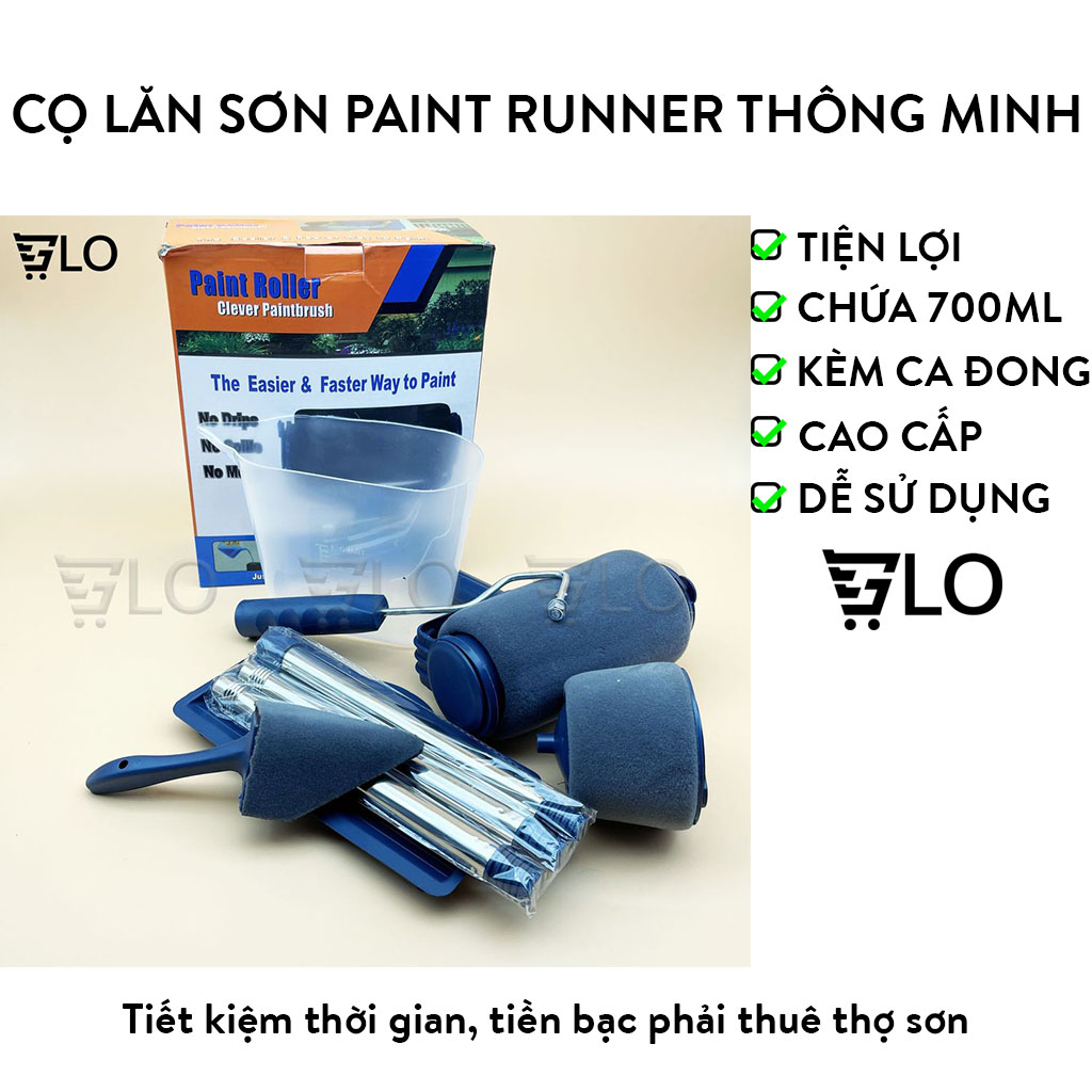 Cọ Lăn Sơn Paint Runner Thông Minh Bộ Full 6 Món