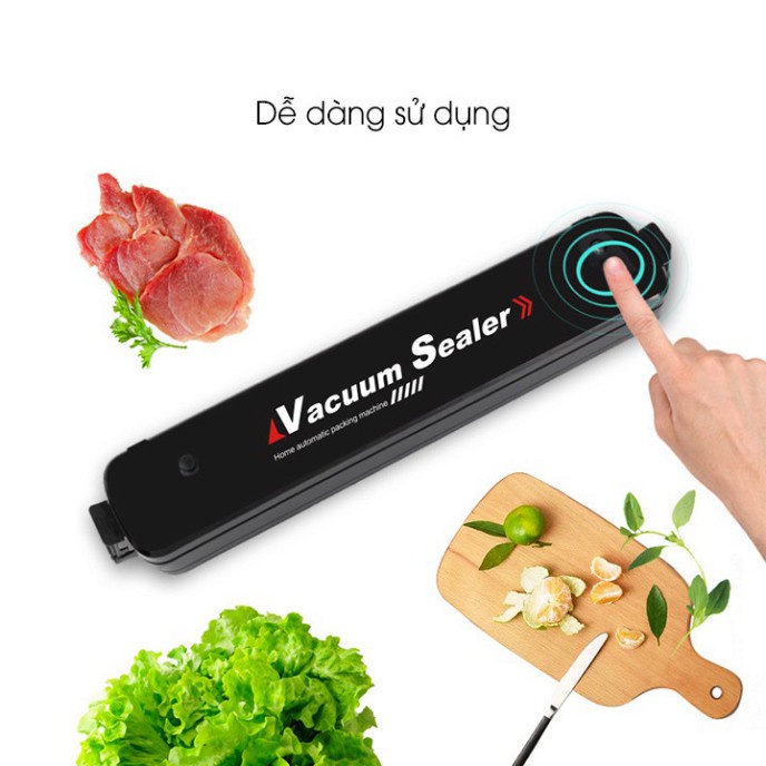 Máy Hút Chân Không Thực Phẩm Kèm Hàn Miệng Túi Mini Vacuum Sealer(Không Kèm Túi)