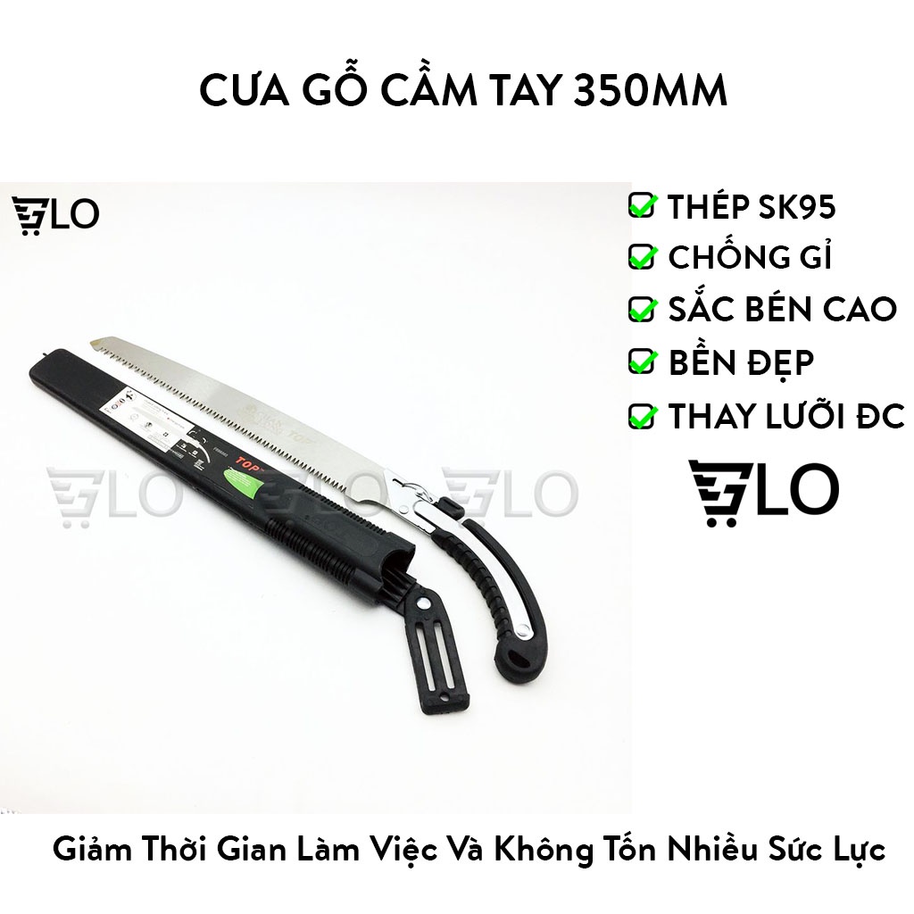 Cưa Gỗ Cầm Tay 350mm TOP F890302 Hàng Loại 2 Có Bán Lưỡi Thay Thế