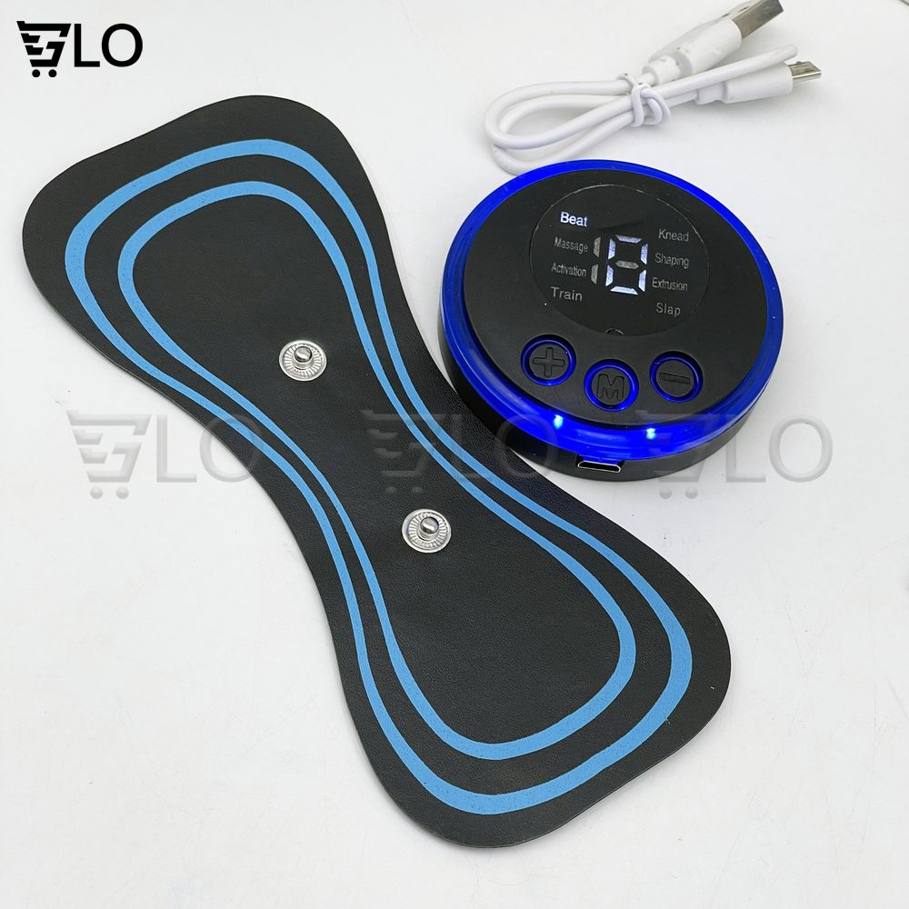 Miếng Dán Massage Xung Điện EMS Có Sạc USB Giảm Nhức Mỏi Cổ Vai Gáy, Bắp Tay, Lưng Hiệu Quả, Thư Giãn Cơ