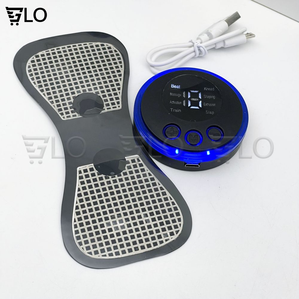 Miếng Dán Massage Xung Điện EMS Có Sạc USB Giảm Nhức Mỏi Cổ Vai Gáy, Bắp Tay, Lưng Hiệu Quả, Thư Giãn Cơ