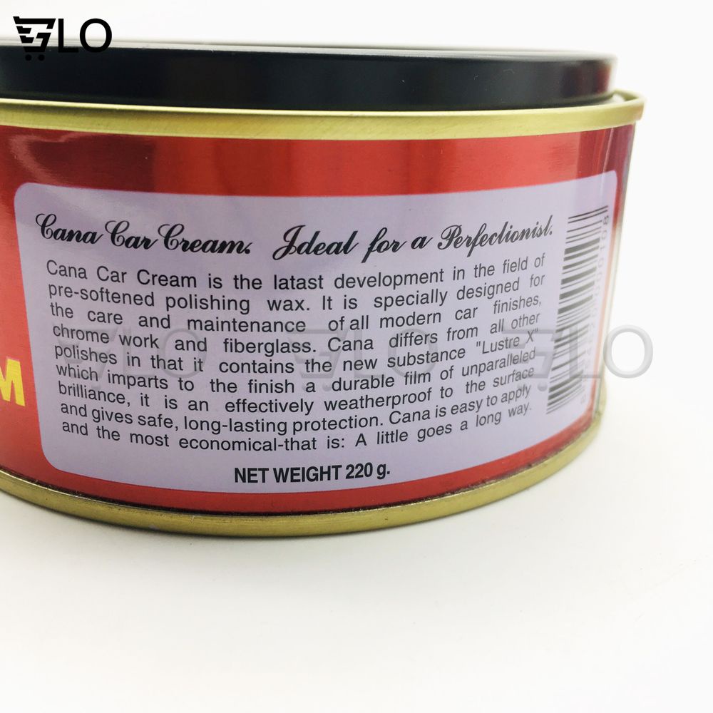 Kem Cà Na Đánh Bóng Xóa Trầy Xước Sơn Ô tô, Xe Máy, Xi Cana Car Cream 100-220g