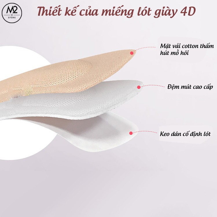 Miếng Lót Gót Giày 4D Bảo Vệ Gót Sau Cao Cấp, Chống Thốn Và Trầy Chân