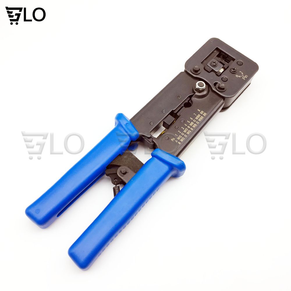 Kềm Bấm Mạng Xuyên Thấu, Combo 100 Đầu Hạt Mạng RJ45 TP-Link CAT6E/5E/5 Xuyên Thấu