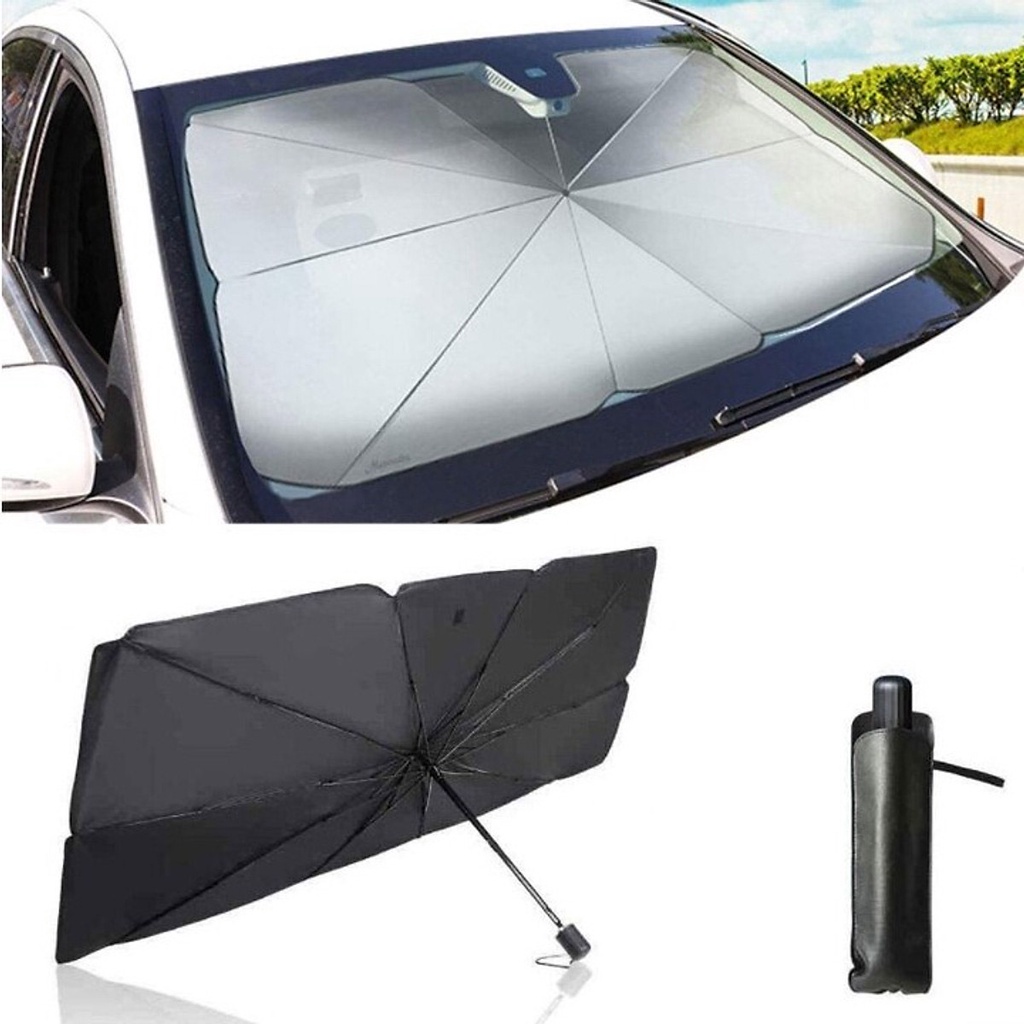 Ô Dù Che Nắng Kính Lái Xe Hơi, Ô Tô Cách Nhiệt Gấp Gọn Chống Tia UV
