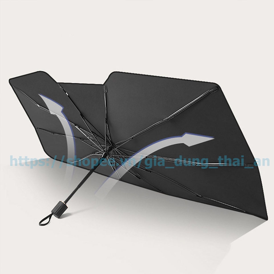 Ô Dù Che Nắng Kính Lái Xe Hơi, Ô Tô Cách Nhiệt Gấp Gọn Chống Tia UV